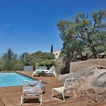 فيلة Bodri, Maison En Pierre Avec Vue Et Piscine Chauffee