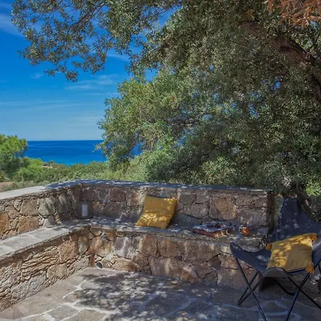 Bodri, Maison En Pierre Avec Vue Et Piscine Chauffée LʼÎle-Rousse