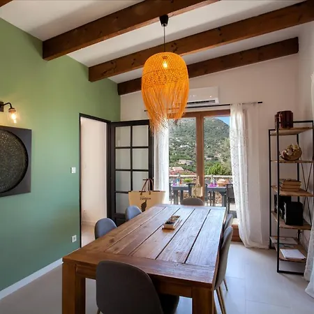 Bodri, Maison En Pierre Avec Vue Et Piscine Chauffee * LʼÎle-Rousse