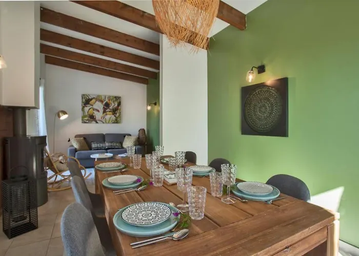 Bodri, Maison En Pierre Avec Vue Et Piscine Chauffee * LʼÎle-Rousse