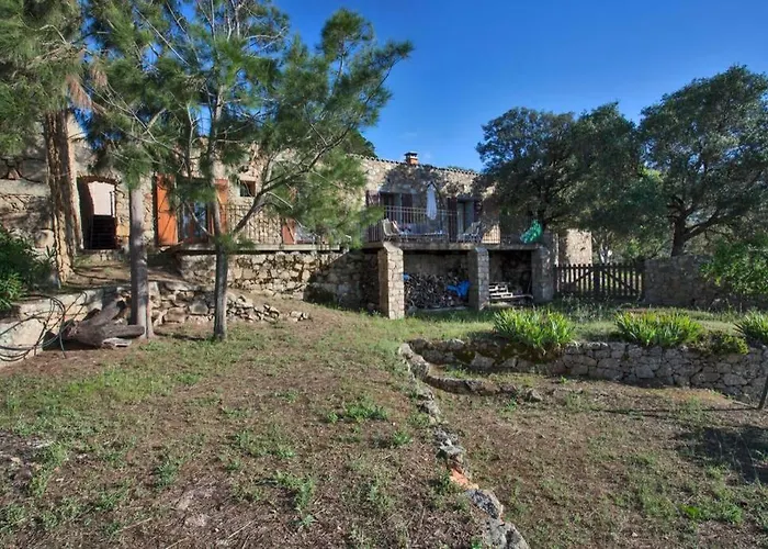 Bodri, Maison En Pierre Avec Vue Et Piscine Chauffee LʼÎle-Rousse