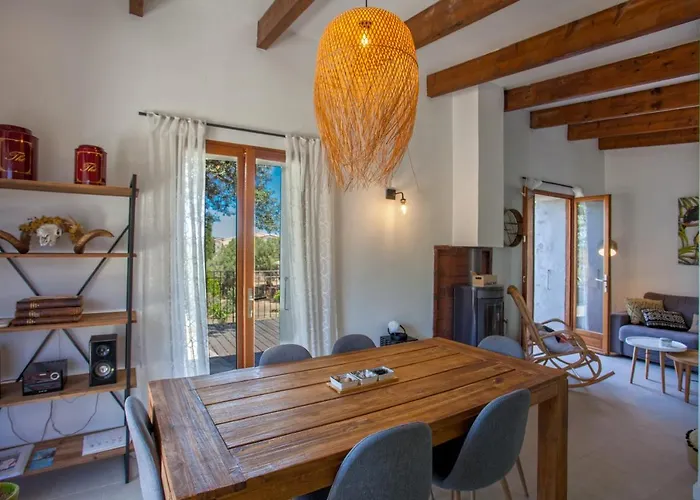 别墅 Bodri, Maison En Pierre Avec Vue Et Piscine Chauffee LʼÎle-Rousse